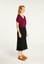 Slub linen V-neck T-shirt - Larra