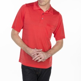 Polo with fine stripes Luc-Olivier