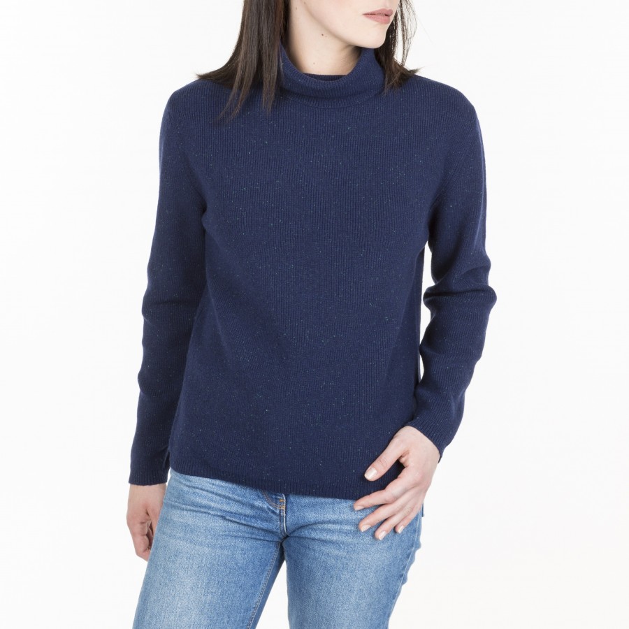 Pul col roulé Mireille 6140 Marine - 05 Bleu marine Pul col roulé Mireille 6140 Marine - 05 Bleu marine