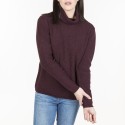 Pul col roulé Mireille 6182 Bordeaux - 18 Violet foncé