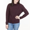 Pul col roulé Mireille 6182 Bordeaux - 18 Violet foncé