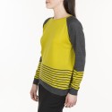 Pull fantaisie en laine Marine 6117 Ombre chiné - 10 Gris foncé