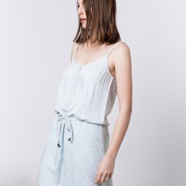 Strapless dress with graphic pattern Alvin