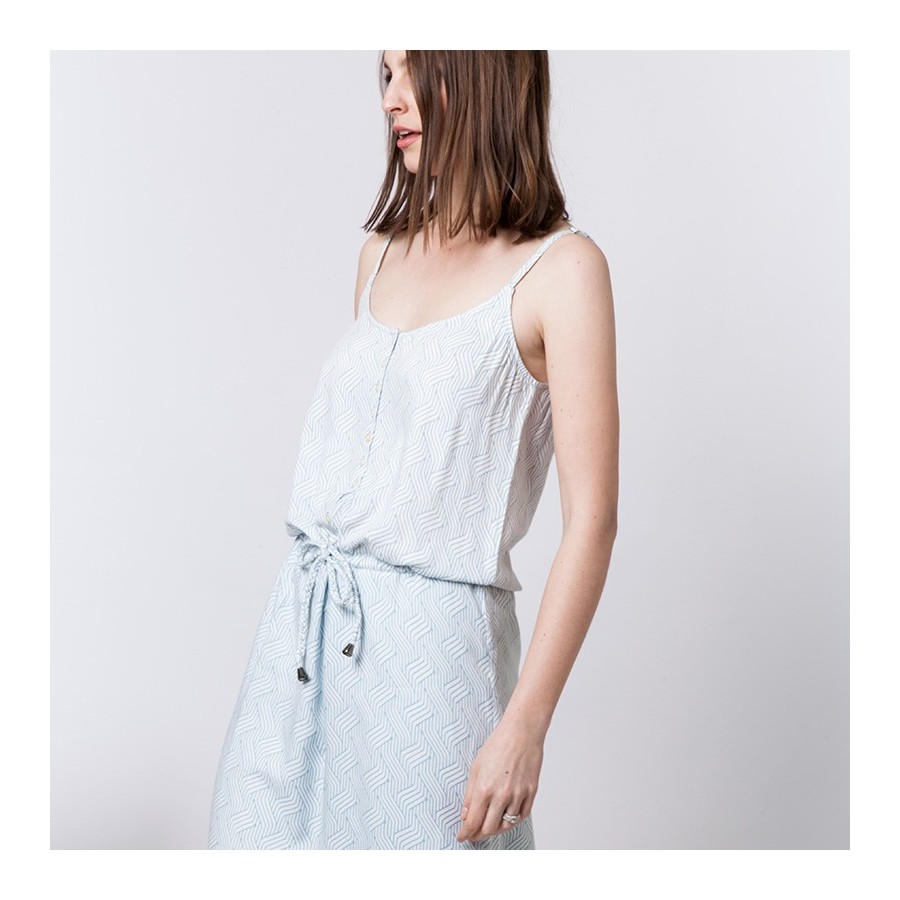 Strapless dress with graphic pattern Alvin Strapless dress with graphic pattern Alvin