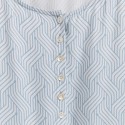 Strapless dress with graphic pattern Alvin