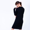 Robe pull toute droite - Goldie 6310 Noir - 01 Noir