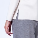 Pull ras de cou intemporel Galia 6360 Perle - 82 Ecru