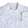 Pull à fleurs Maison Montagut x Martin Morel - Galati 6380 Perle grege - 13 Beige m