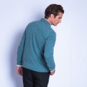 Polo en cachemire Franklin 6347 ruisseau - 22 vert moyen