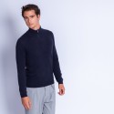 Pull col zippé en cachemire Flip