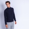 Pull col zippé en cachemire Filip 6340 Marine - 05 bleu marine
