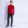 Pull col zippé en cachemire Flip