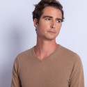 V collar cashmere sweater - Ferdinand