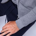 Cotton and cashmere zip-up cardigan - Hiro