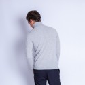 Pull col roulé en cachemire Felipe 6350 glace - 11 gris clair