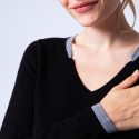 Original cashmere v-neck jumper - Etoile  