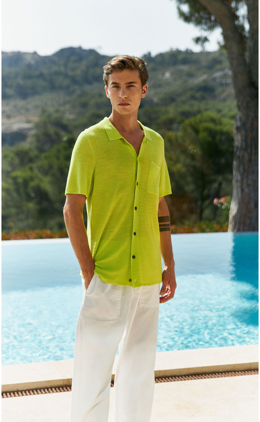 Linen and flamed linen clothing for men and women